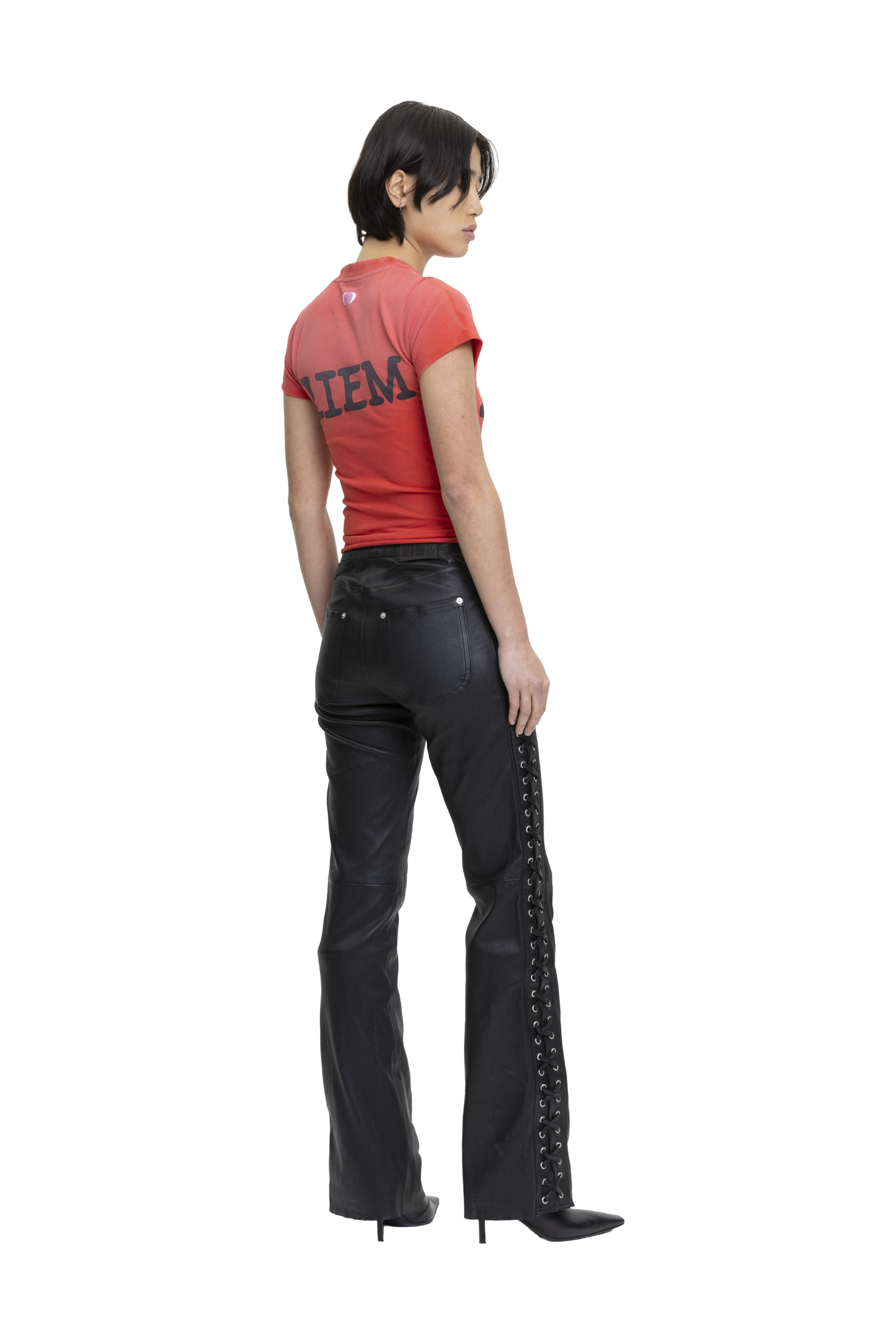 I <3 LIEM Cut-Off Tee Red