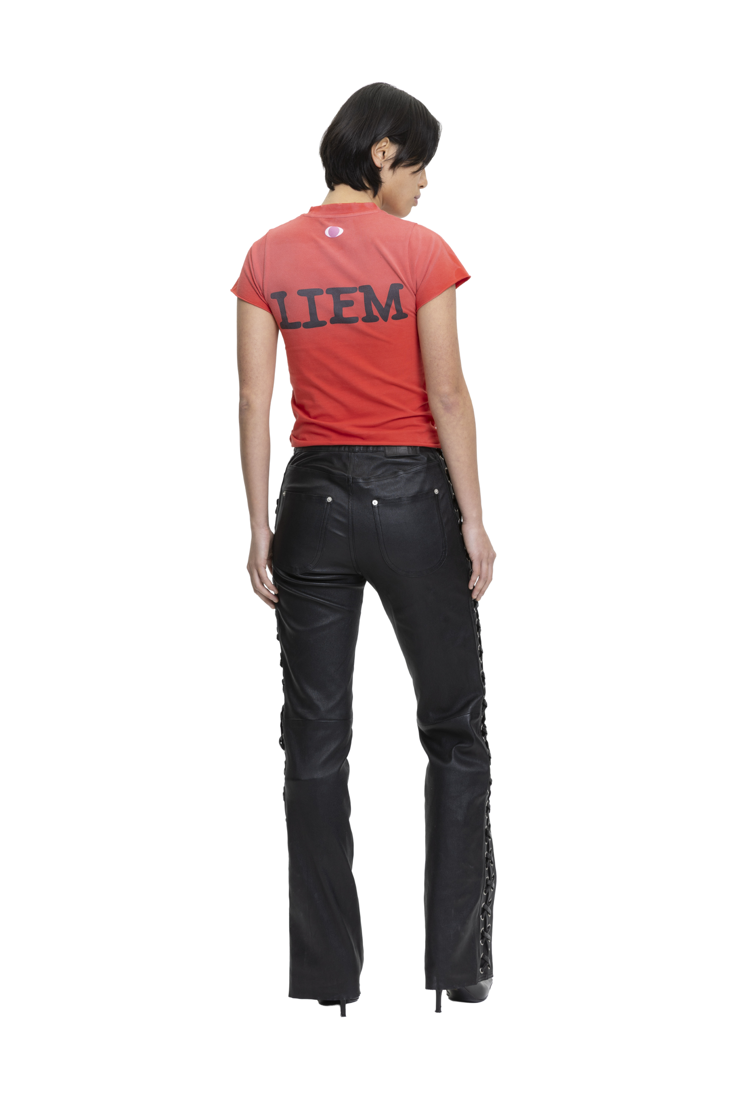 I <3 LIEM Cut-Off Tee Red