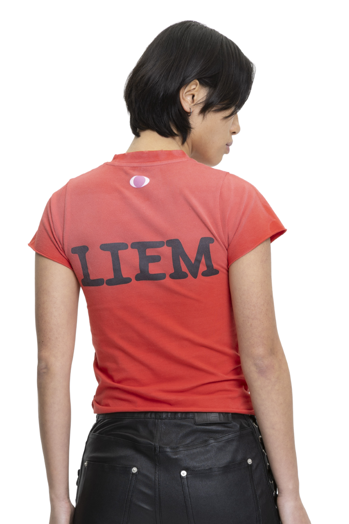 I <3 LIEM Cut-Off Tee Red