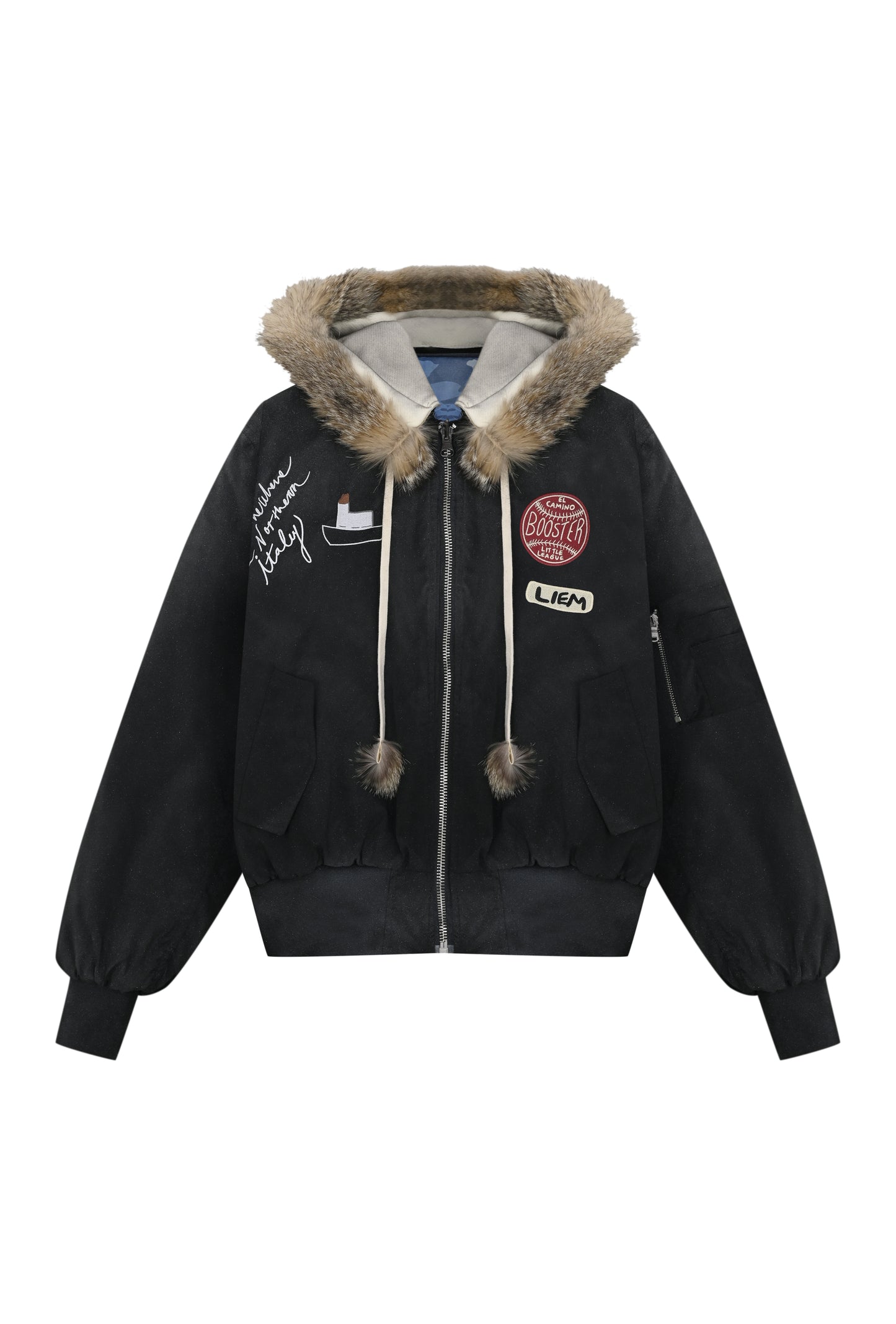 Northern Italy Reversible Bomber Jacket