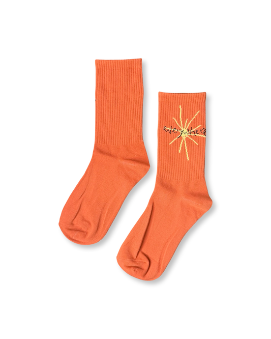 Everywhere Orange Sock