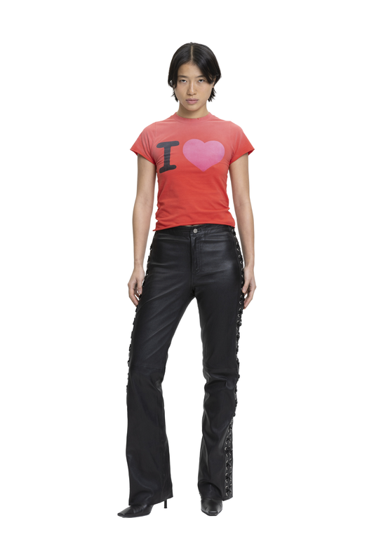 I <3 LIEM Cut-Off Tee Red