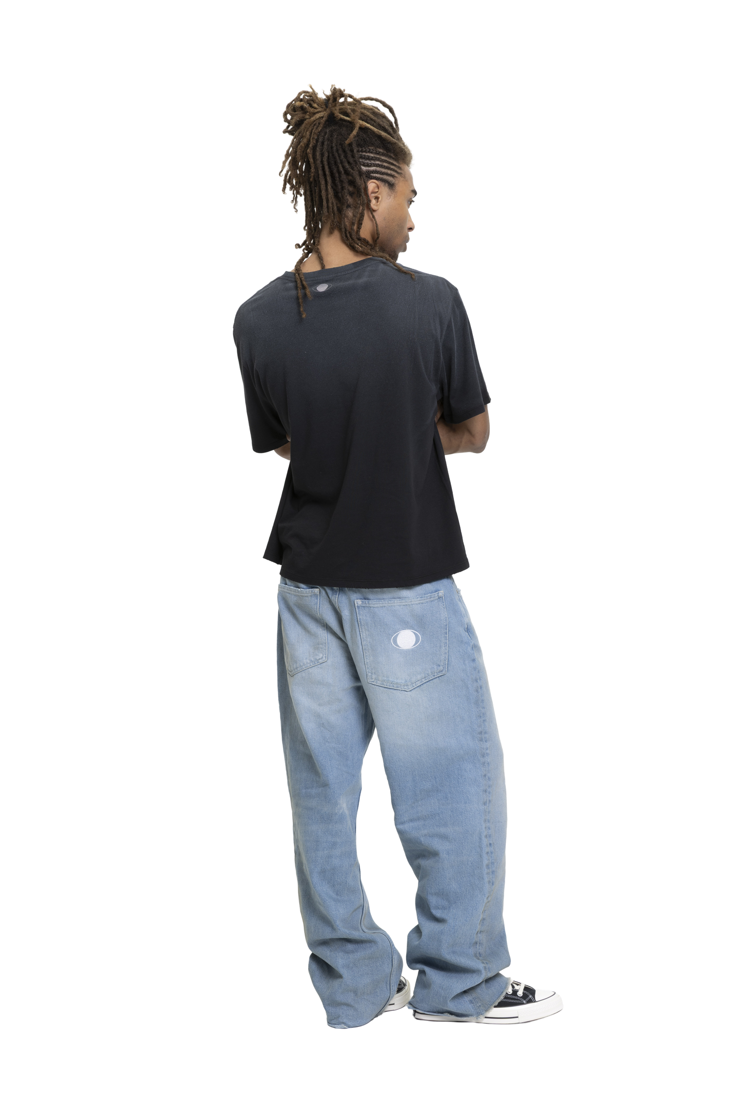 Liem Rhinestone Tee Black