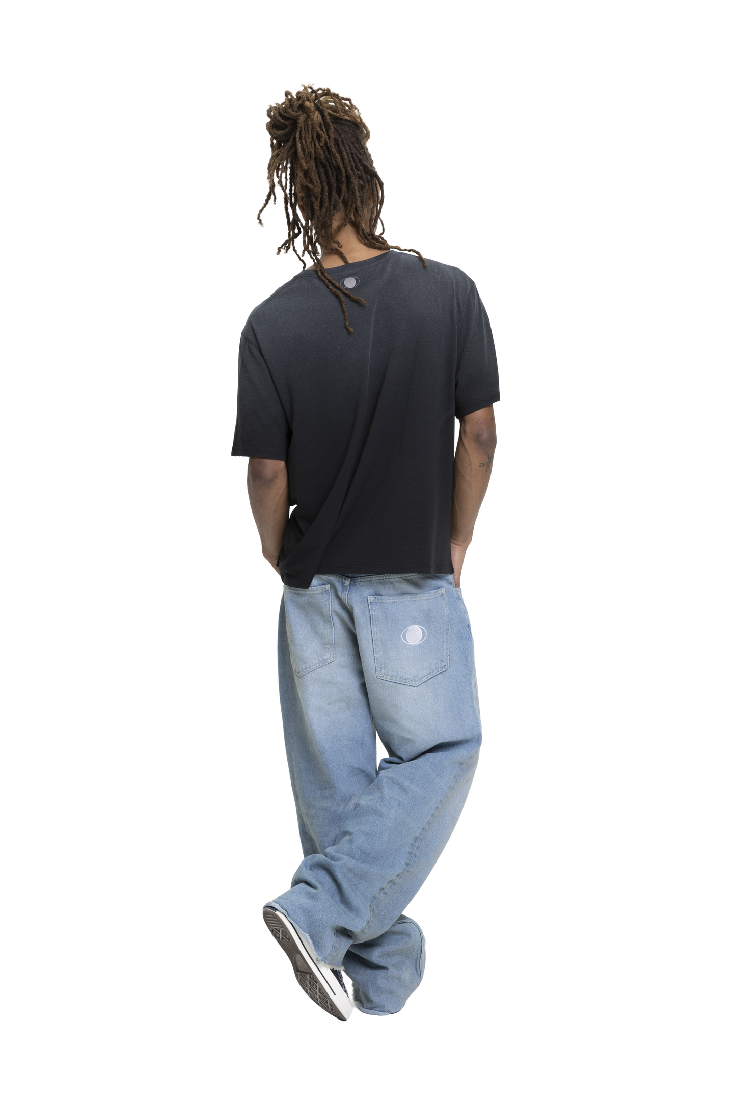 Liem Rhinestone Tee Black