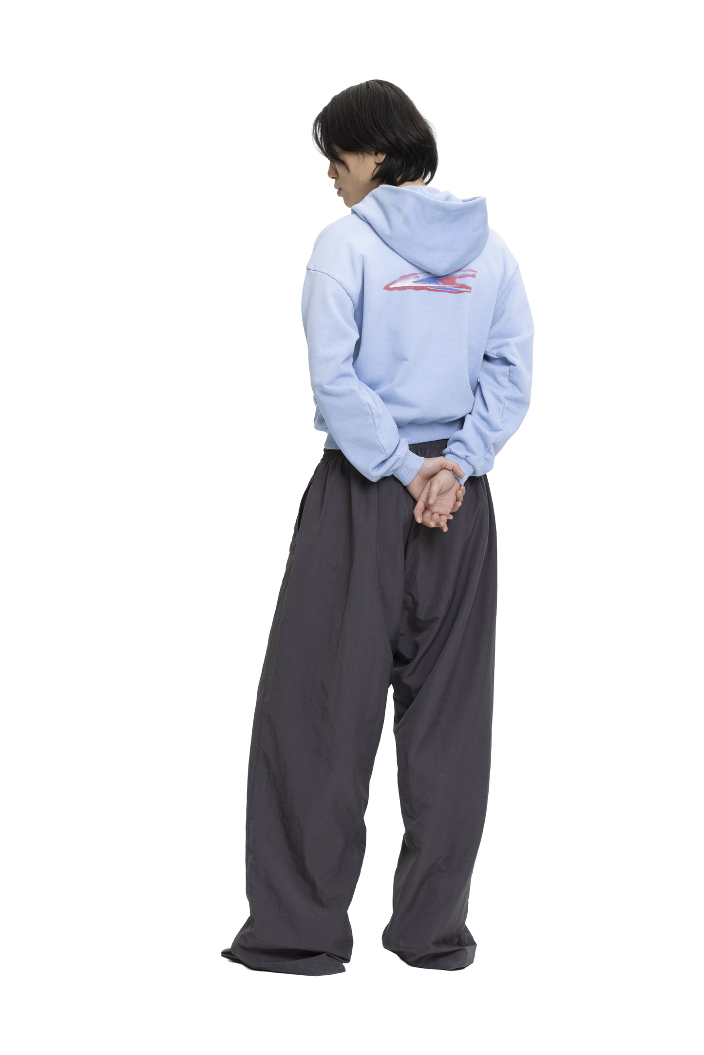 Rocket Zip-Hoodie Baby Blue