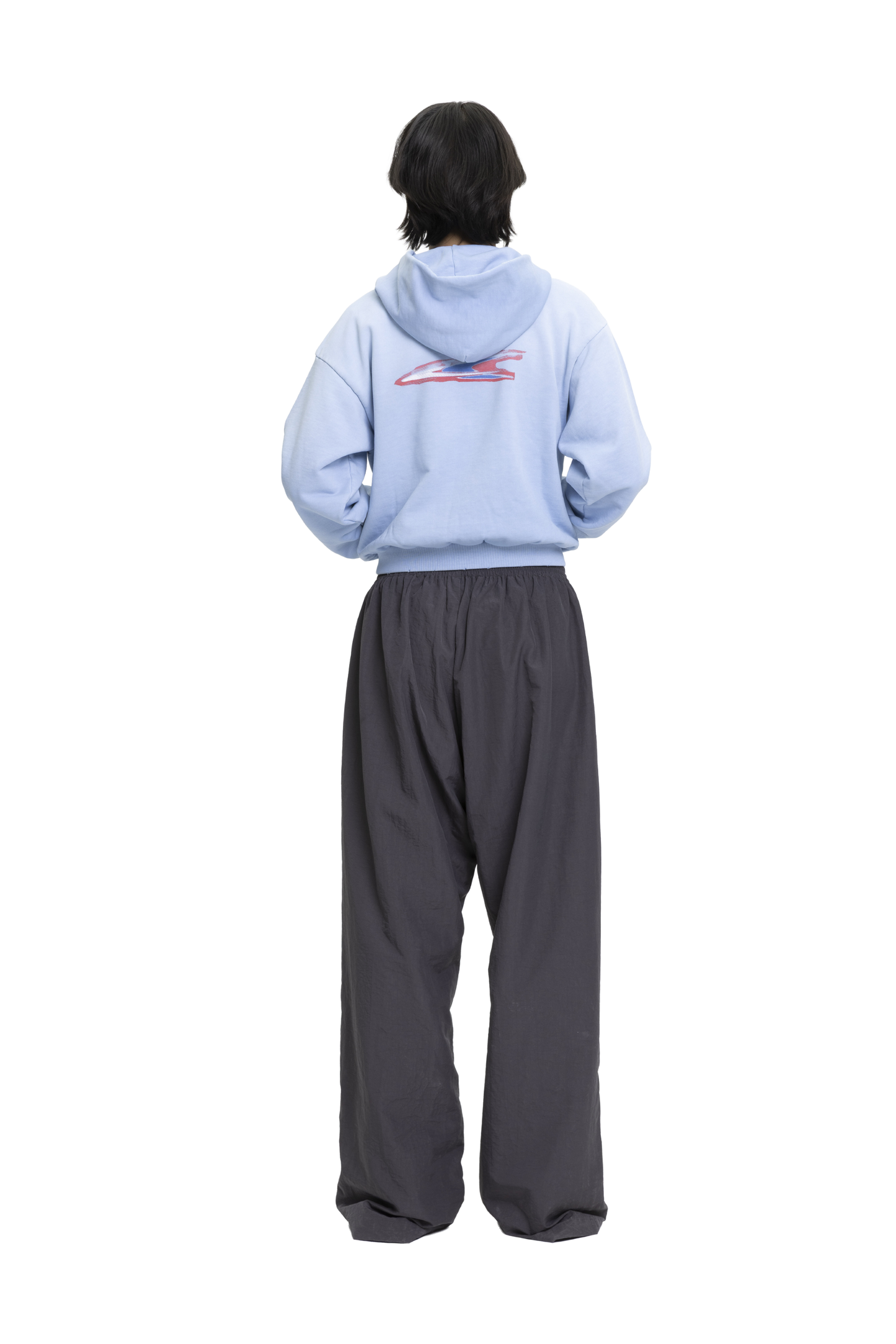 Rocket Zip-Hoodie Baby Blue