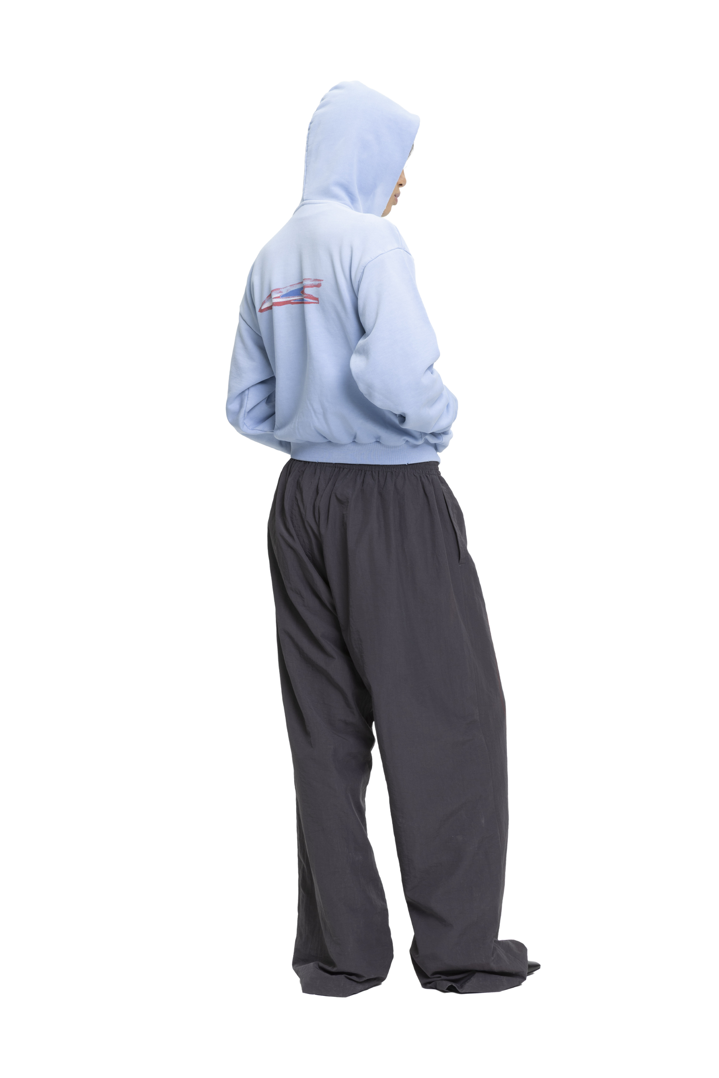 Rocket Zip-Hoodie Baby Blue