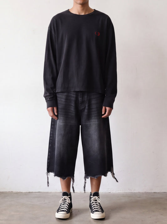Cut-Off Denim Noir 01