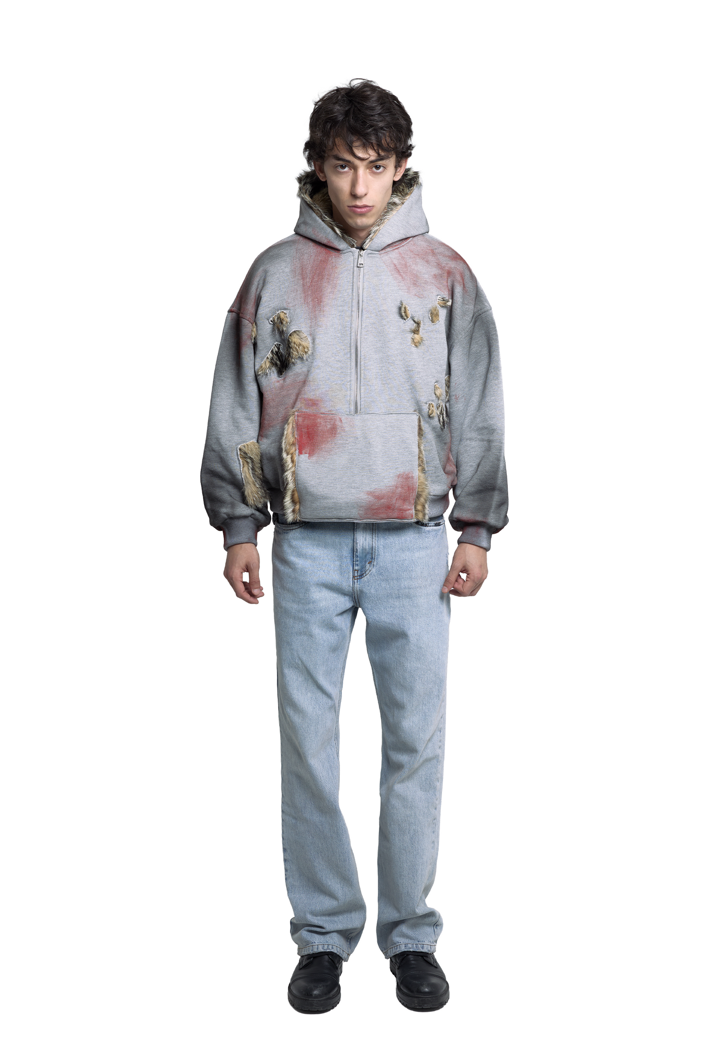 Coyote 3/4 Zip Hoodie