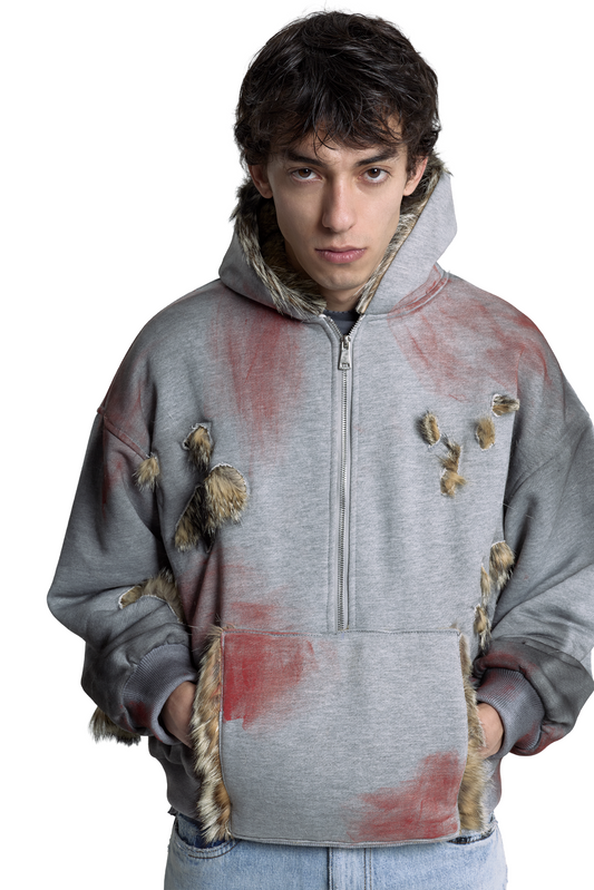 Coyote 3/4 Zip Hoodie