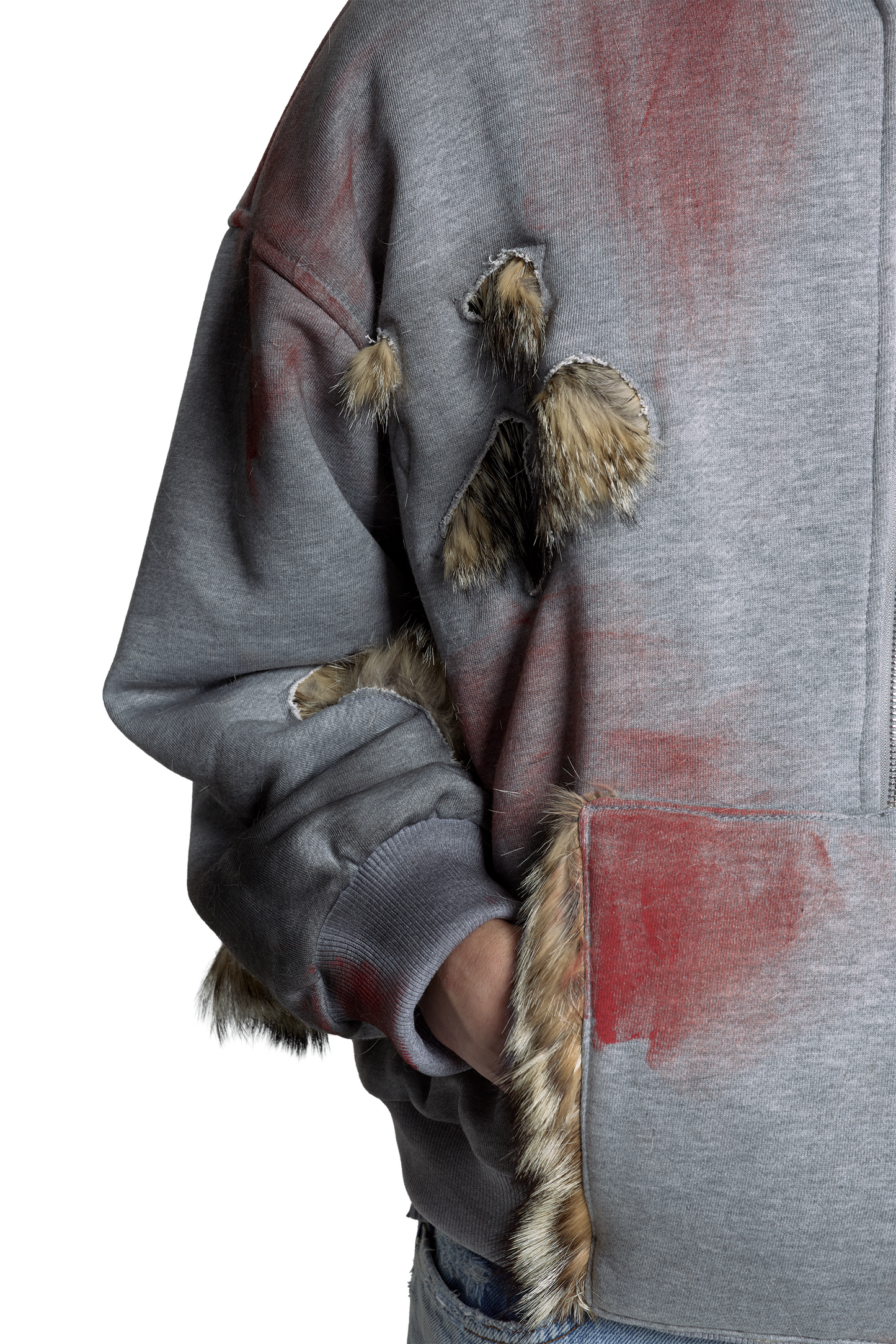Coyote 3/4 Zip Hoodie