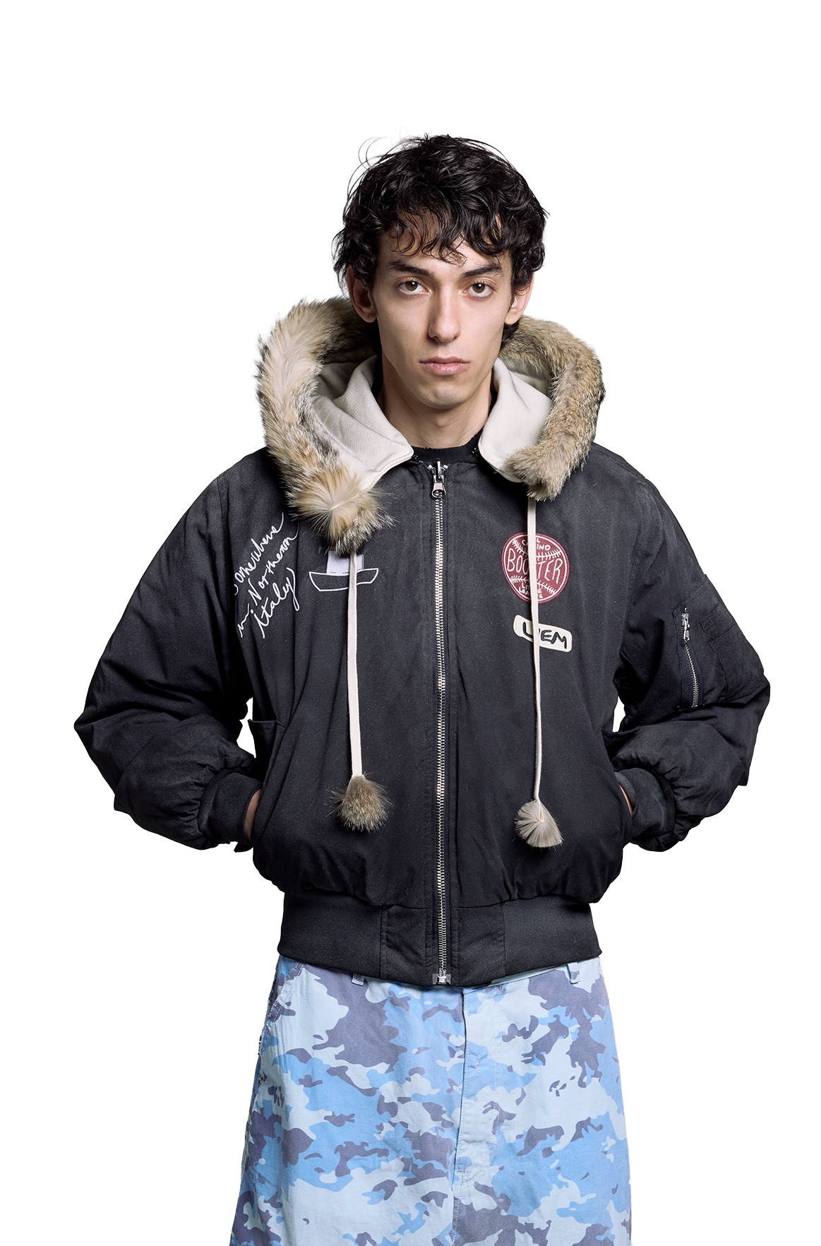Northern Italy Reversible Bomber Jacket