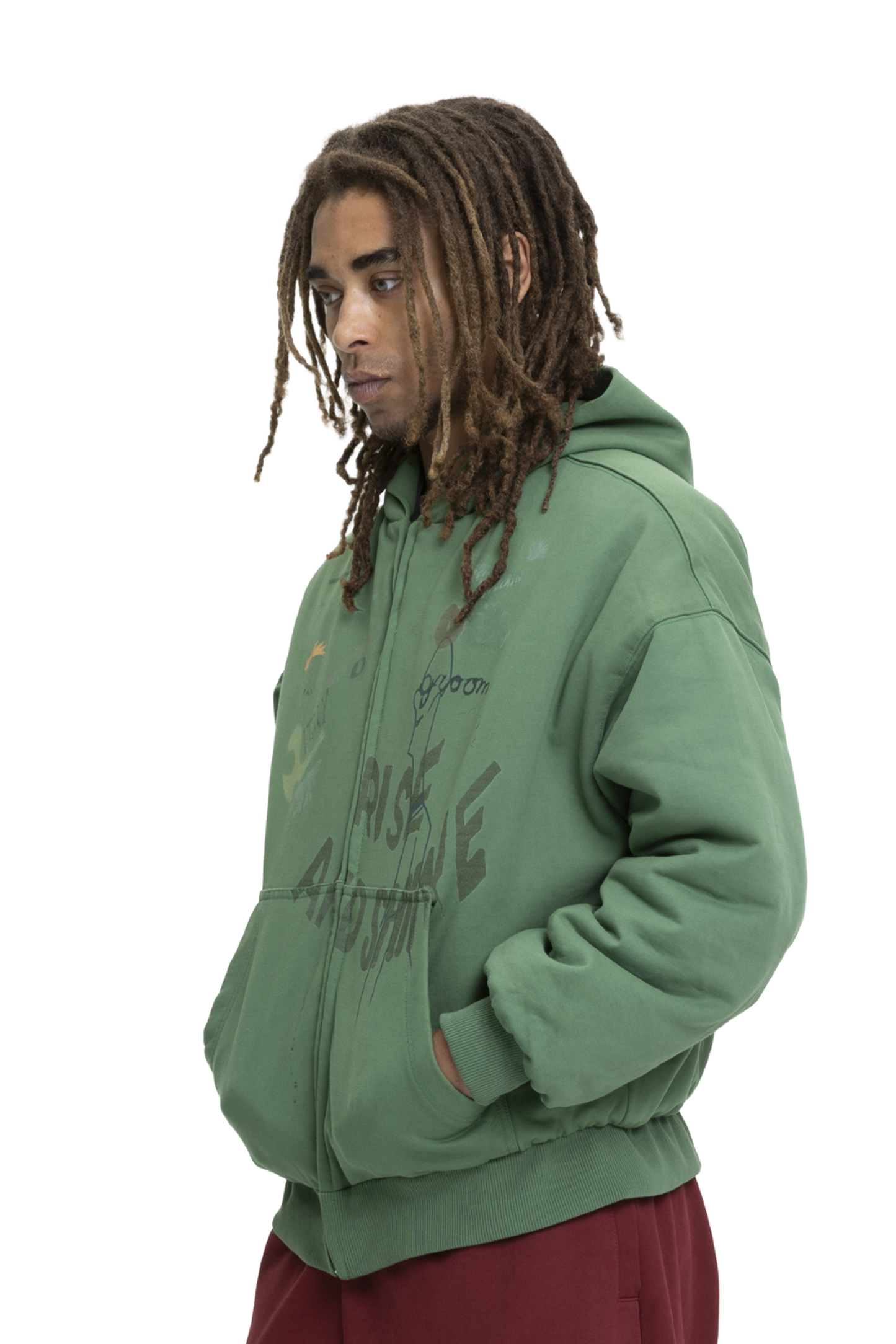 Rise and Shine Padded Zip-Hoodie